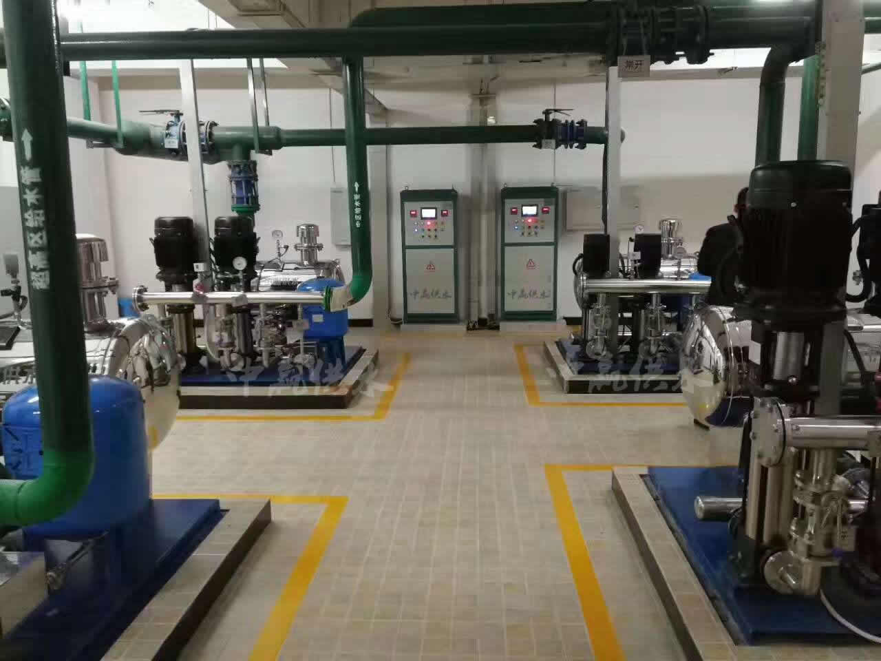 小區二次加壓供水系統圖